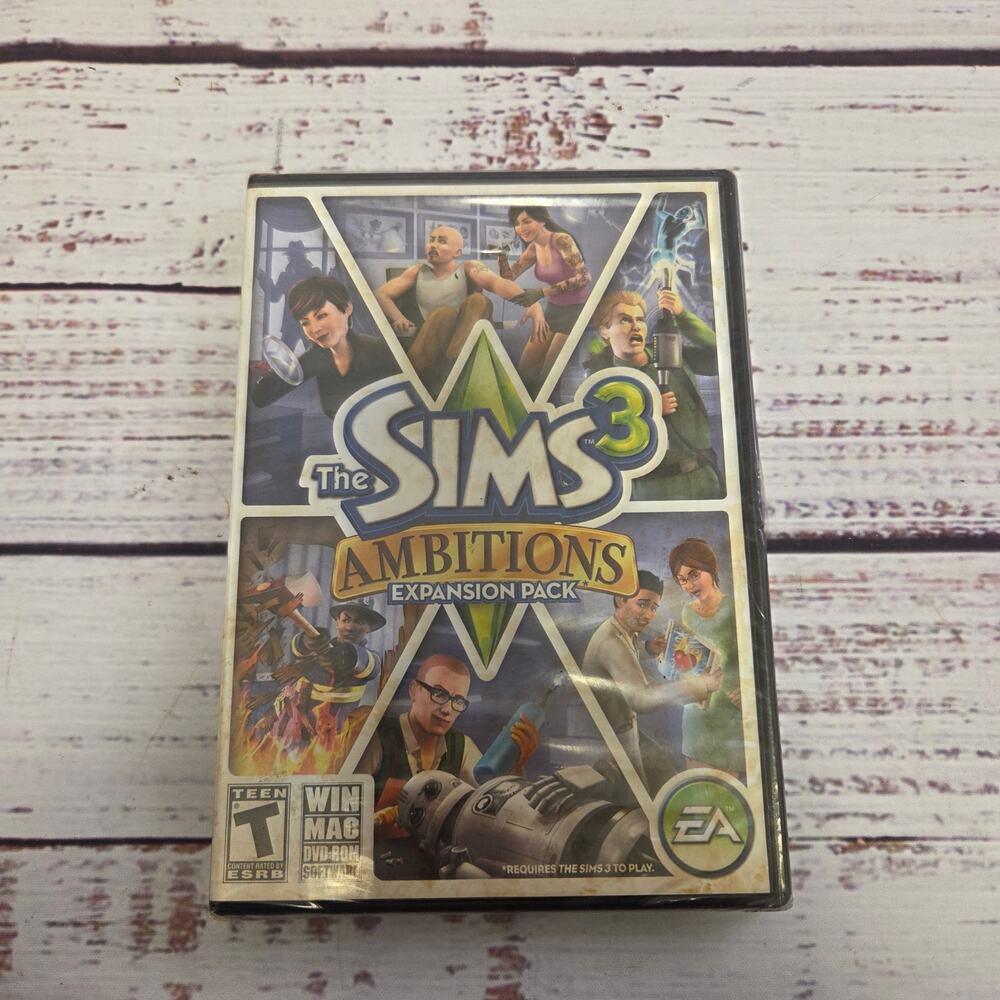 The Sims 3 Ambitions Expansion Pack PC Mac New Sealed